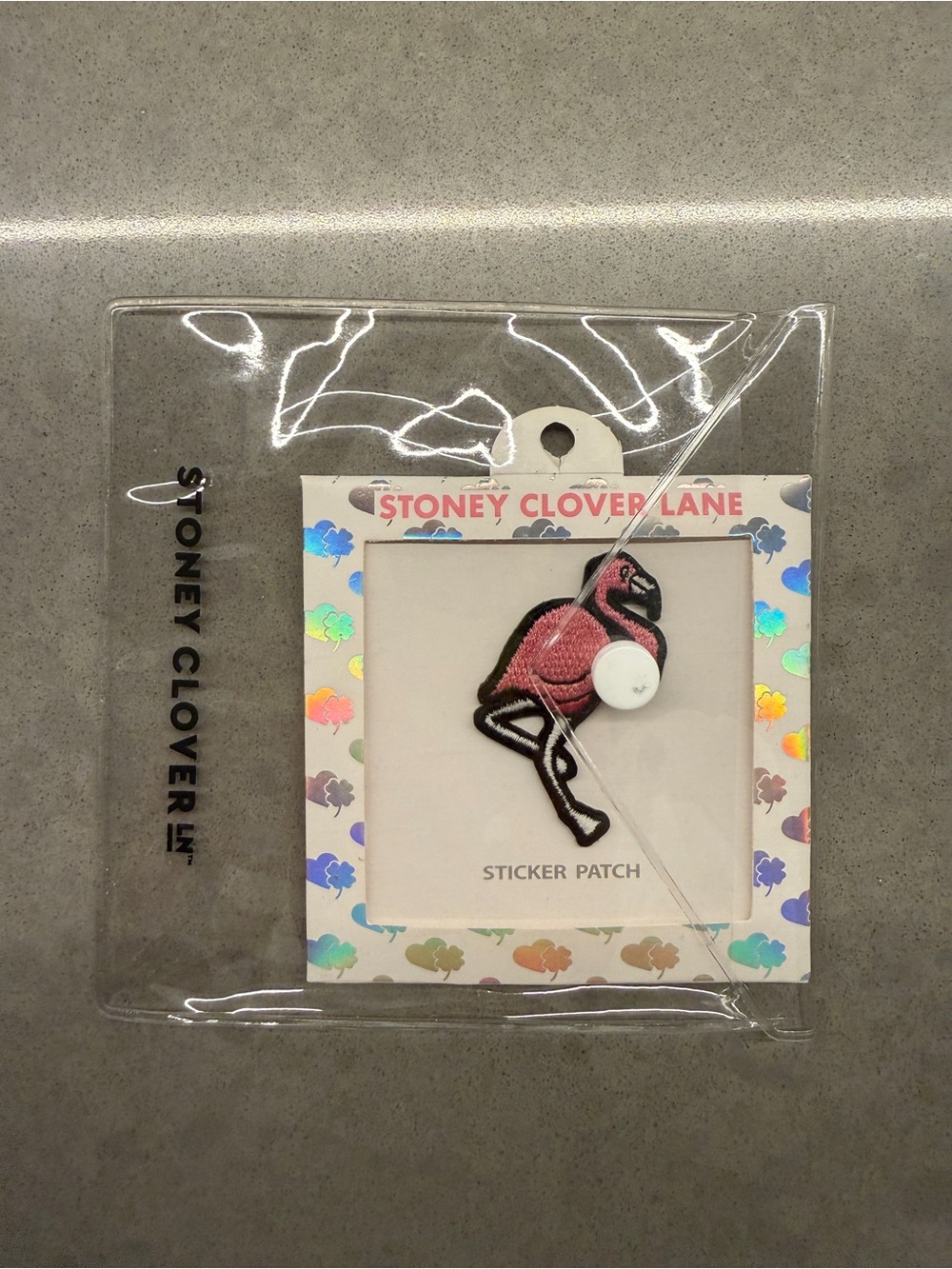 NWT Stoney Clover Lane Flamingo Patch